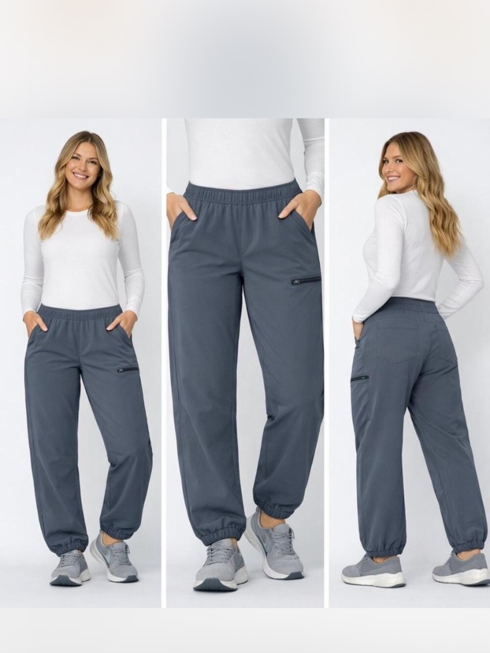 NEW EDDIE BAUER RAINER FLEECE LINED JOGGER PANTS SZ 14